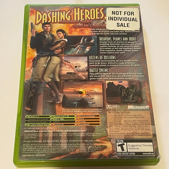 Crimson Skies High Road to Revenge Xbox Complete in Box - Picture 2 of 3